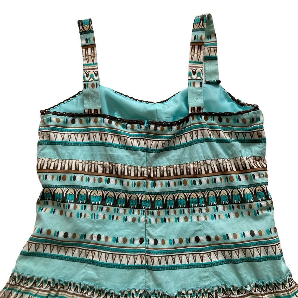 Printed Cotton Fit and Flare Dress - Picture 5 of 6